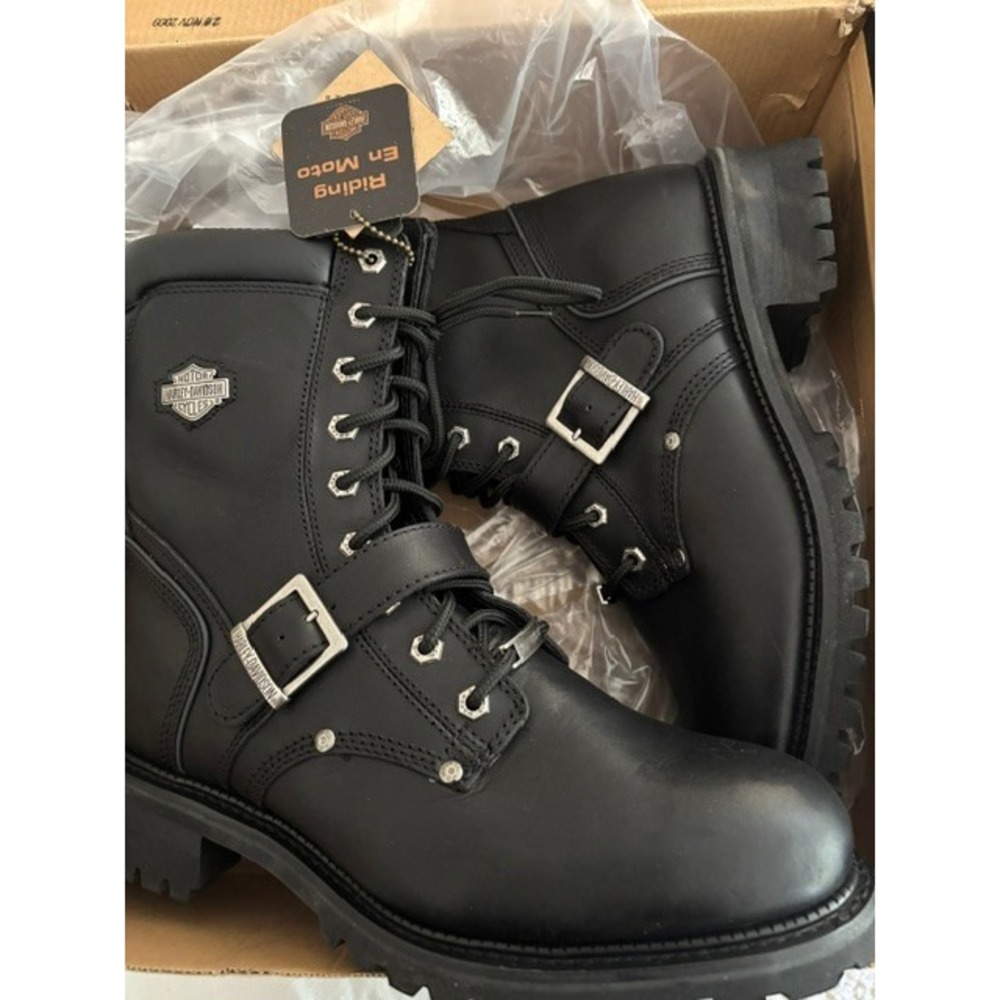 Harley-Davidson Men's Brando 8" Logger Boots Size 12  D94344 New In Box